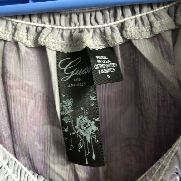 ✨3 for $40✨Vintage Guess short sleeve see-through - Picture 6 of 8